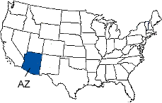 Arizona Area Code Map
