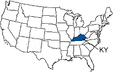 Kentucky Area Code Map
