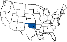 Oklahoma Area Code Map