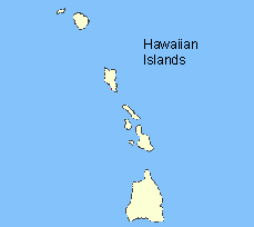 Hawaii Area Code Map