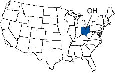 Ohio Area Code Map