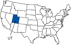 Utah Area Code Map