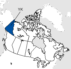 Yukon Area Code Map